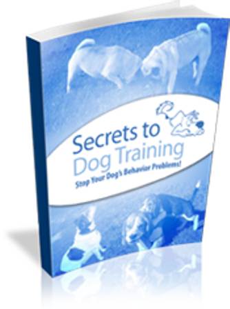 Secrets To Dog Training book cover