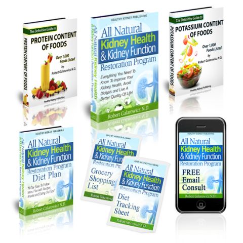 All Natural Kidney Health & Kidney Function Restoration e-cover