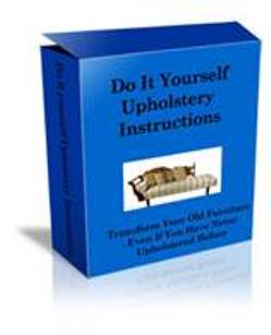 Do It Yourself Upholstery Instructions book cover