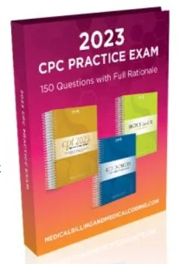 CPC Practice Exam 2023 book cover